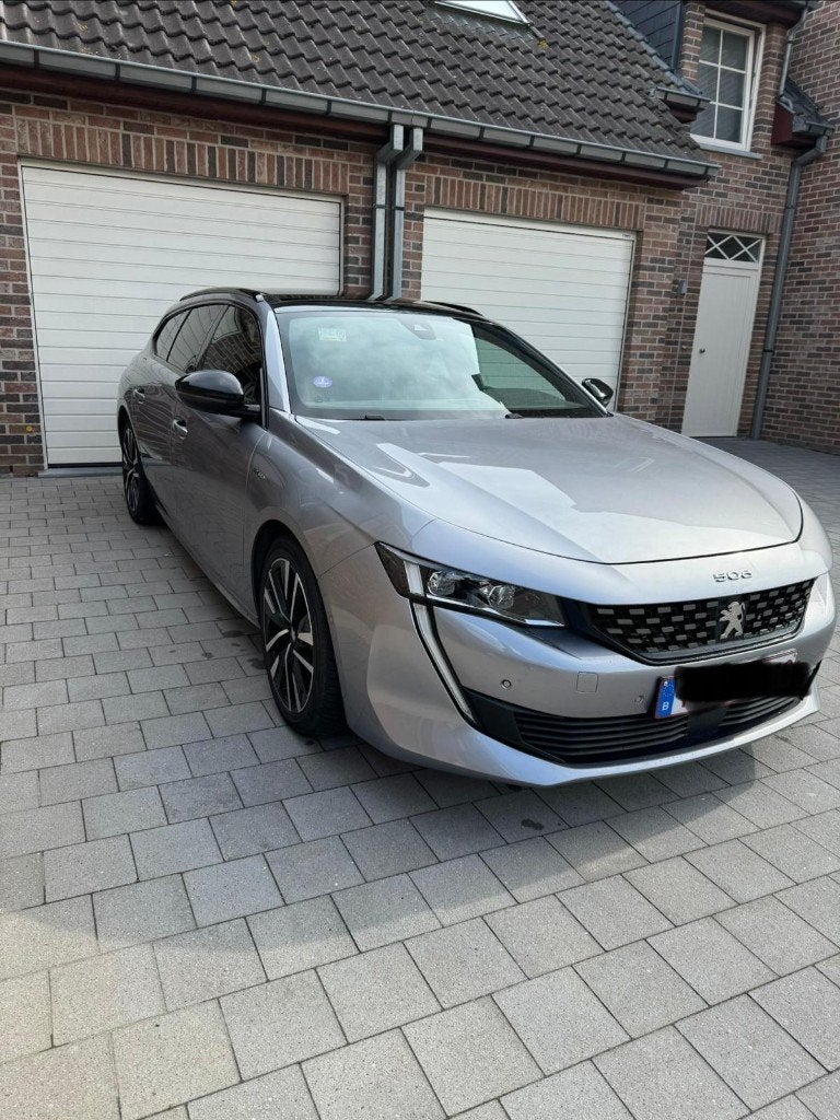 Peugeot 508 SW 1.6 PHEV GT (165kW) 2023, Autos, Cuir, Argent ou Gris, Euro 6, Noir