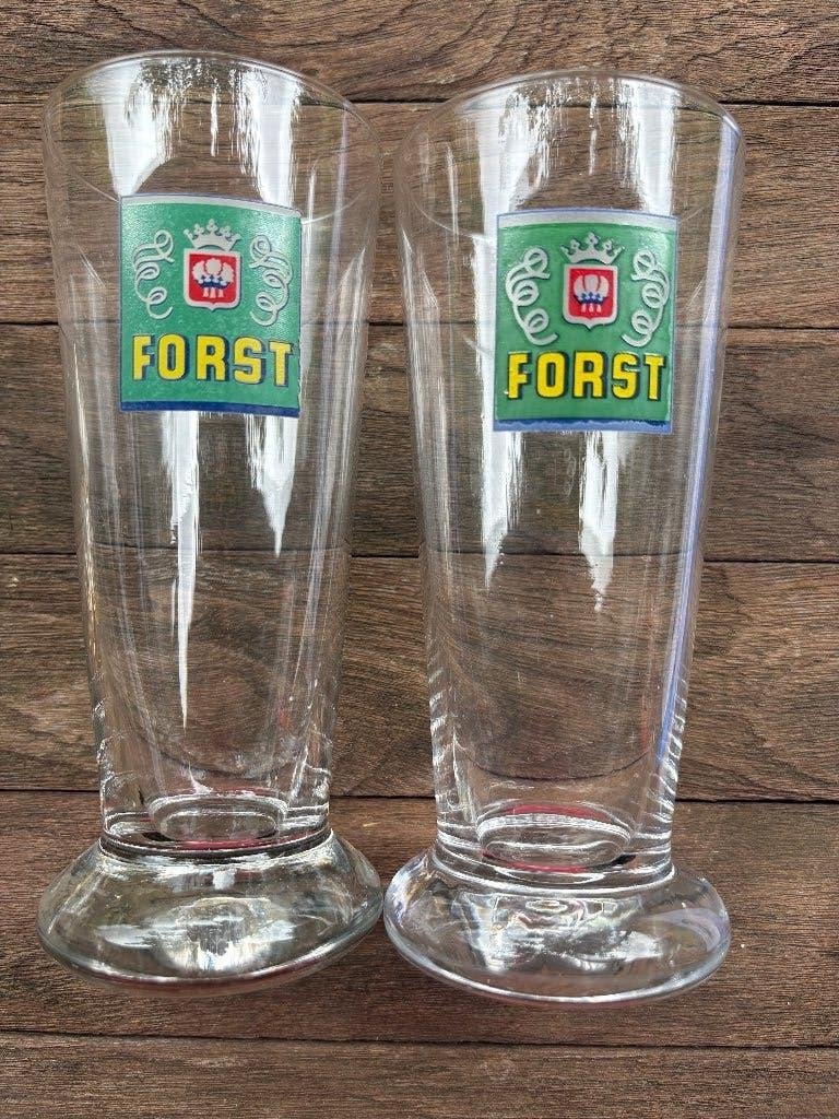 Forst (2 grands verres), Collections, Enlèvement ou Envoi, Utilisé, Verre ou Verres, Autres marques