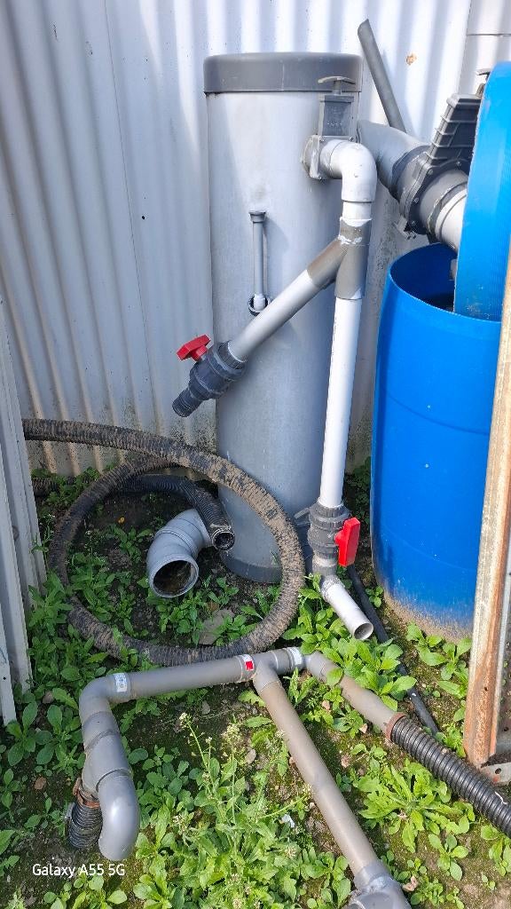 Vis vijver met toe behorend, Tuin en Terras, Vijver-toebehoren, Gebruikt, Overige typen, Ophalen
