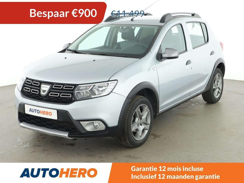 Dacia Sandero 0.9 TCe Stepway Prestige (bj 2020), Auto's, Dacia, Voorwielaandrijving, 898 cc, Stof, Gebruikt