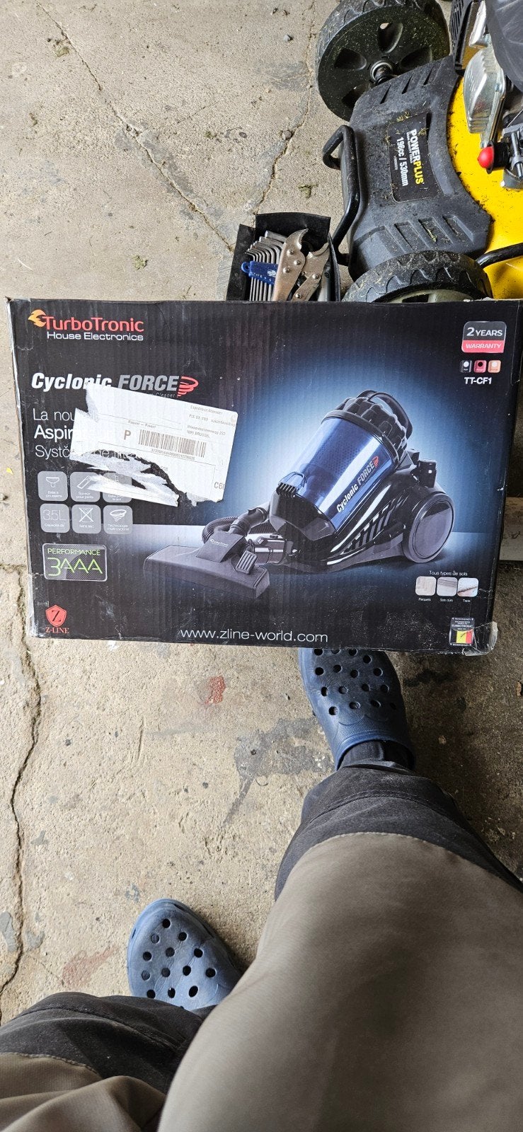 Aspirateur sans sac, Ophalen