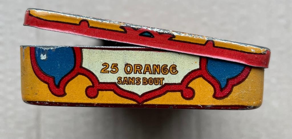 oude sigaretten doos Ancienne Boîte en Métal TURMAC TOBACCO, Collections, Boîte en métal, Enlèvement ou Envoi, Utilisé