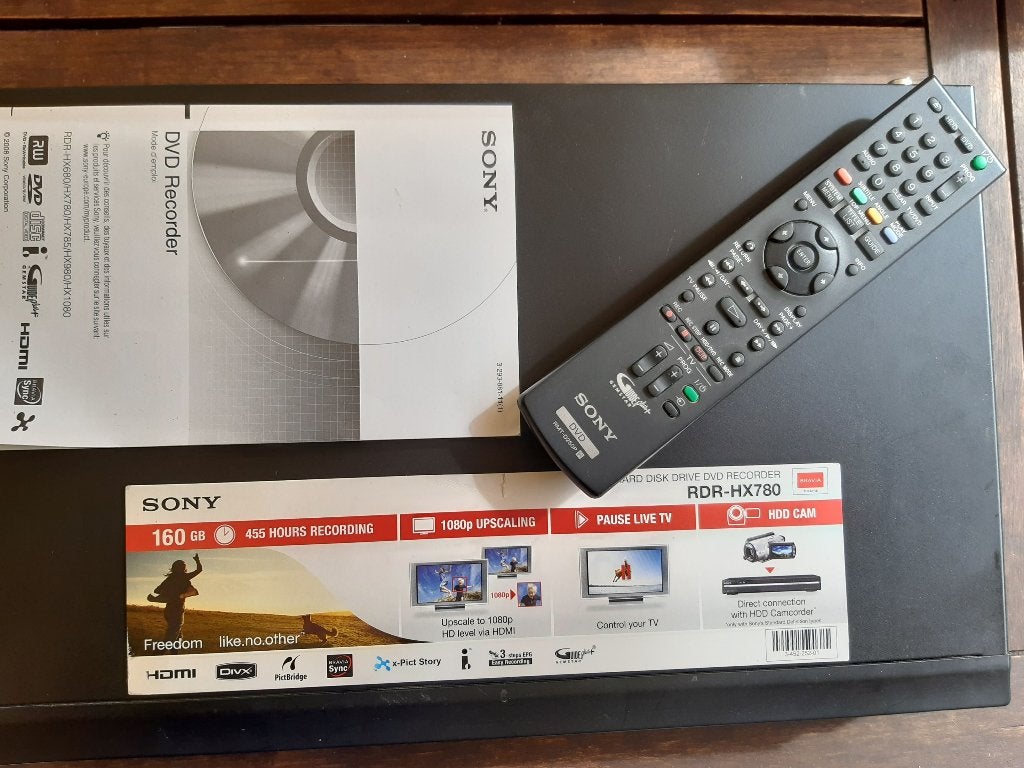 Enregistreur DVD, Disque dur, Comme neuf, Sony, Enlèvement