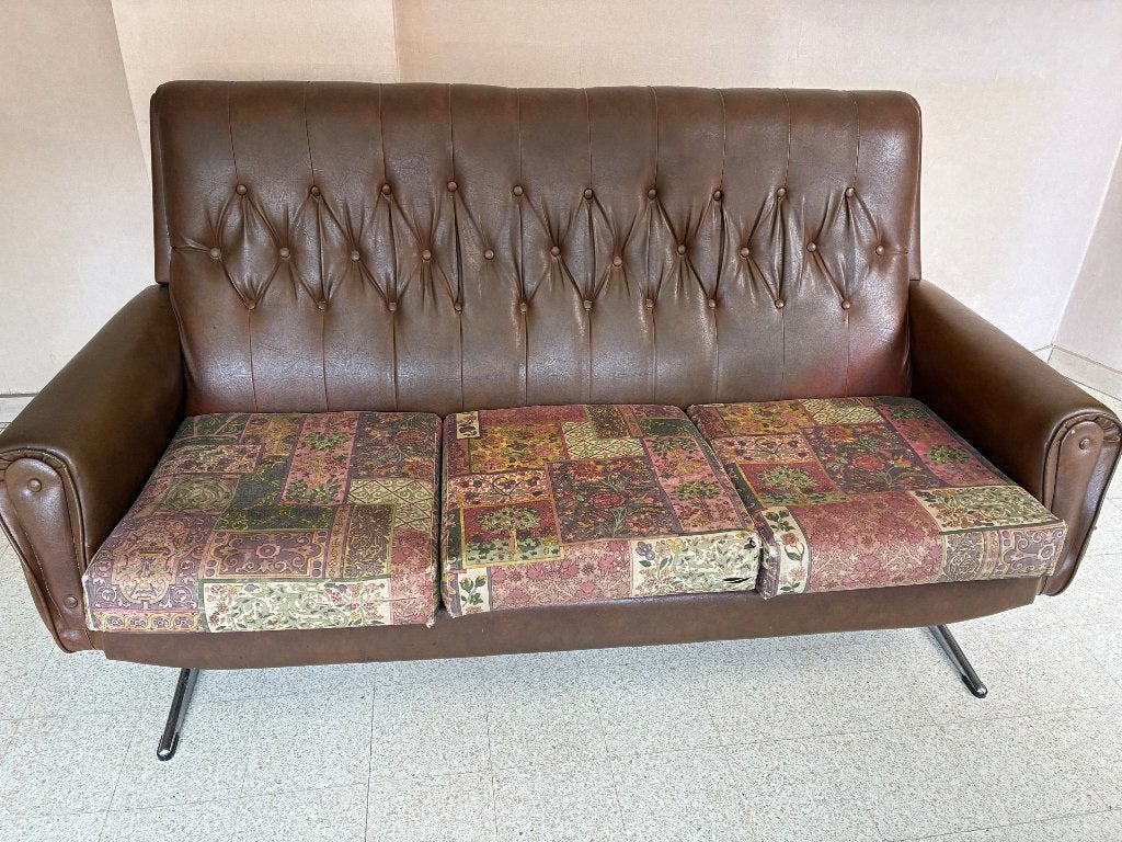 Zetel, Huis en Inrichting, Ophalen, Gebruikt, 150 tot 200 cm, Driepersoons