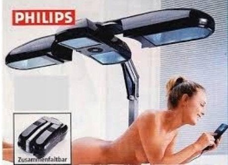 Solarium Philips Sunmobil 4 x 400watts, Enlèvement, Comme neuf, Autres types