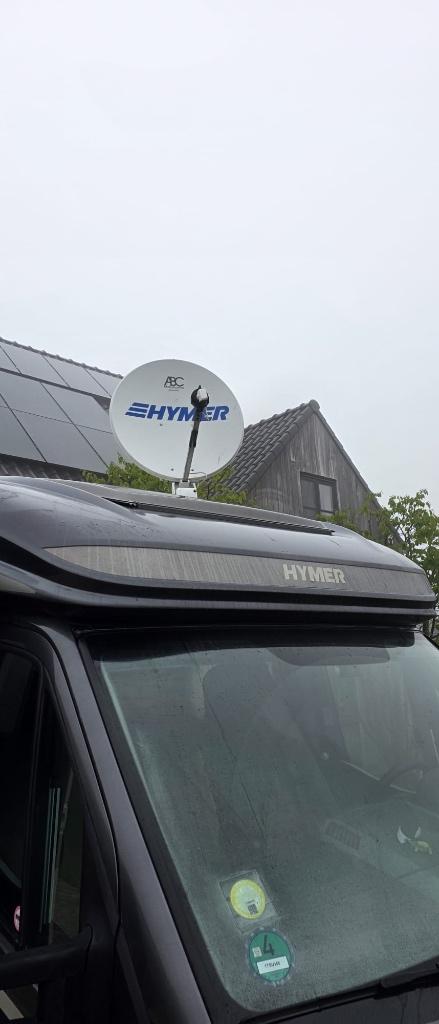 schotelantenne, Ophalen, Gebruikt