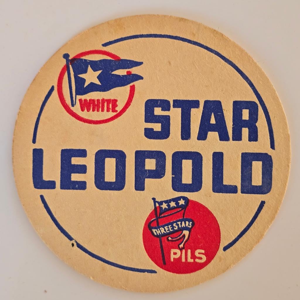 Leopold Sous Bock Bierviltje Bierdeckel Onderzetter, Verzamelen, Verzenden, Gebruikt, Viltje(s)