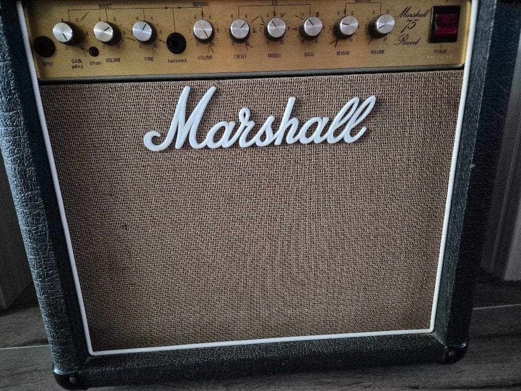 Marshall JCM 800 - 75 reverb, Musique & Instruments, Amplis | Basse & Guitare, Enlèvement, Utilisé, Guitare, 50 à 100 watts