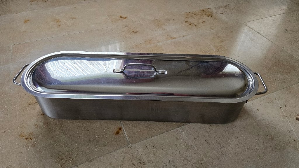 Poêle pour cuire le poisson, Enlèvement, Utilisé, Inox, Autres types