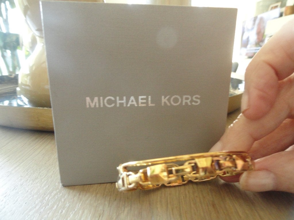 goudkleurige armband michael kors, Ophalen, Zo goed als nieuw, Goud, Staal