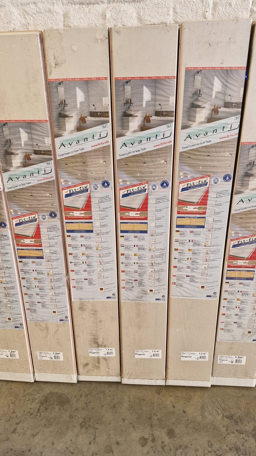 Avanti panelen, Ophalen, Zo goed als nieuw