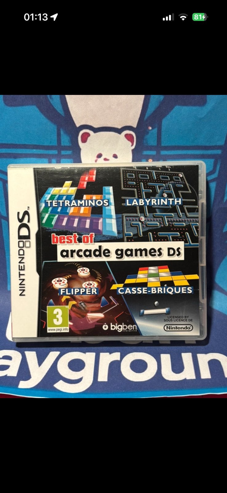 Nintendo DS Het beste van Arcade Games DS  -spel, Ophalen of Verzenden, Gebruikt
