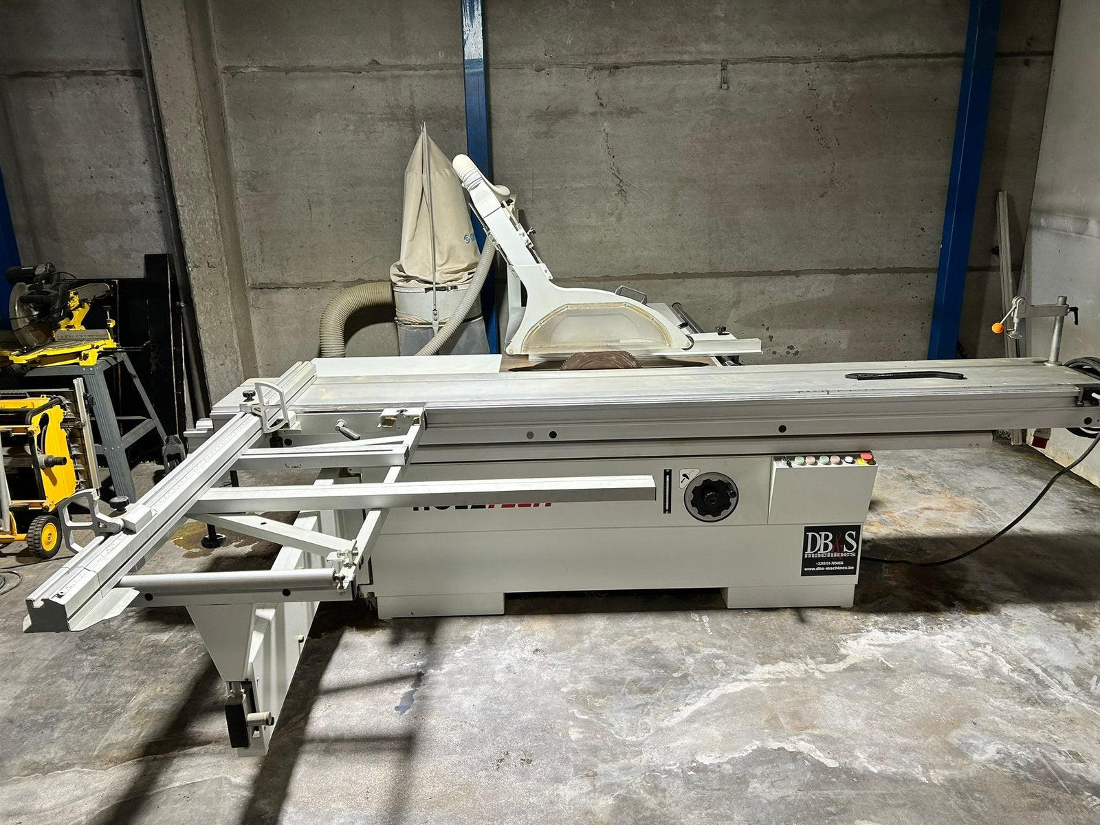 Holztech paneelzaag - uitstekende staat 3 x 400V, Enlèvement