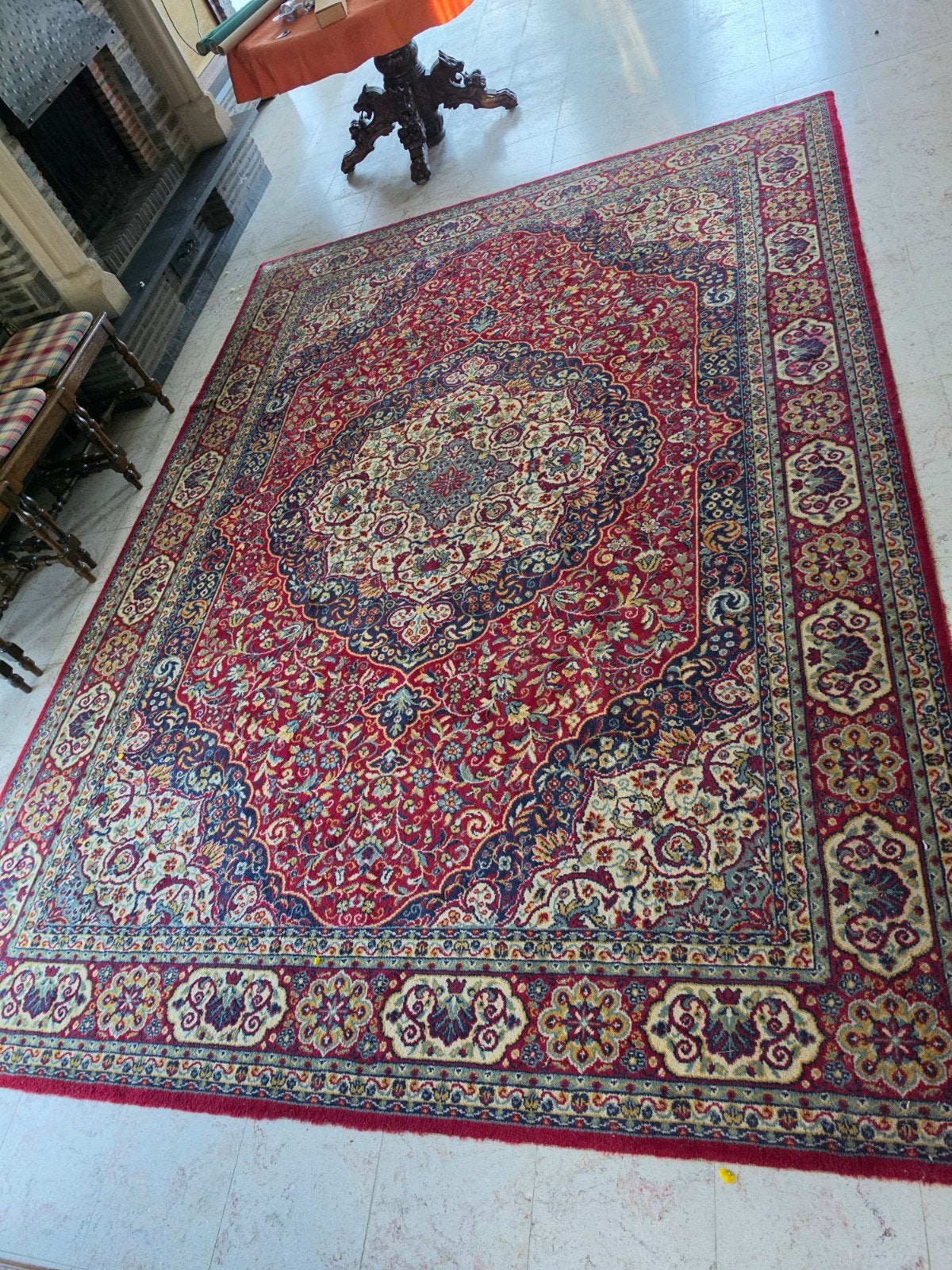 2 vintage tapijten, Ophalen