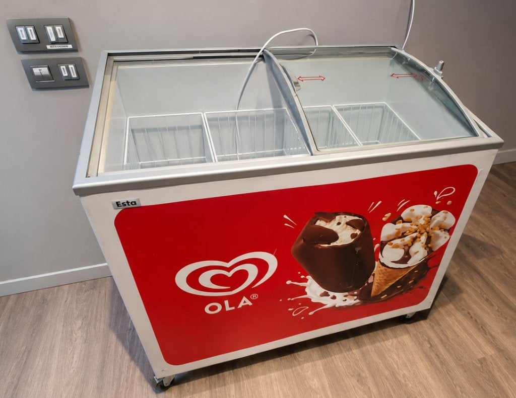 ESTA OLA Diepvrieskist IC300 – 4 mandjes + slot, Congélateur, 90 cm ou plus, 85 à 120 cm, Comme neuf