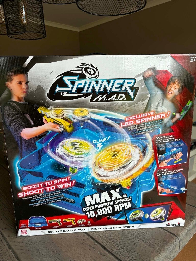 Spinner MAD Battle Deluxe Set, Enfants & Bébés, Jouets | Extérieur | Jeu d'action, Enlèvement, Comme neuf