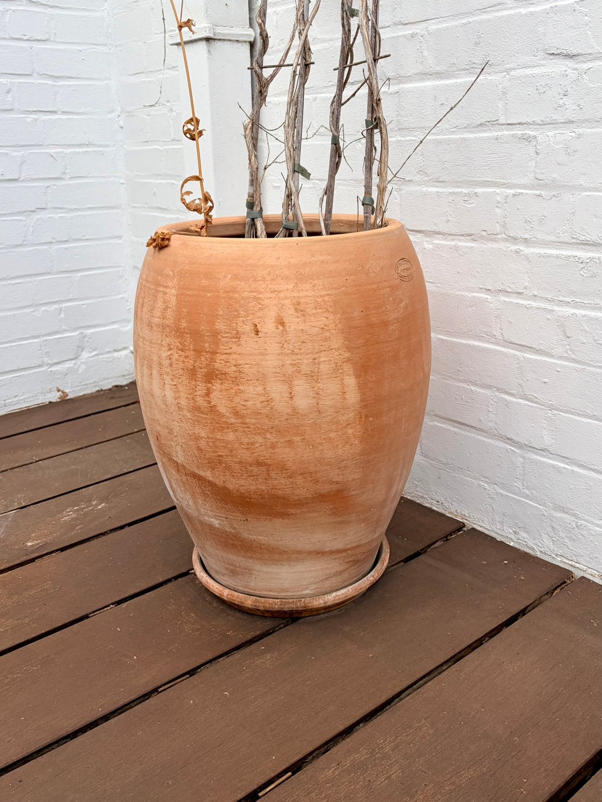 pot en terracotta, Enlèvement, Comme neuf, Terracotta
