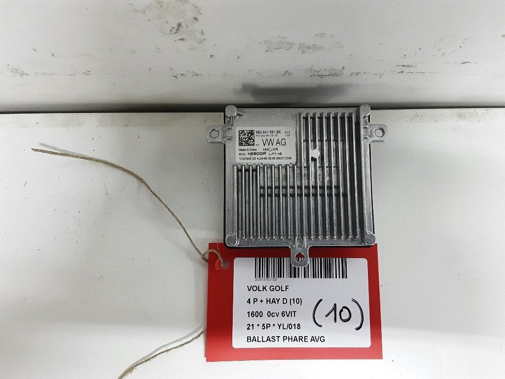 BALLAST DE PHARE XENON GAUCHE Volkswagen Golf VIII (CD1), Volkswagen, Mevr. I. Hauben, Utilisé, Rue de l'Espoir 34 34
4030  GRIVEGNÉE, BE
