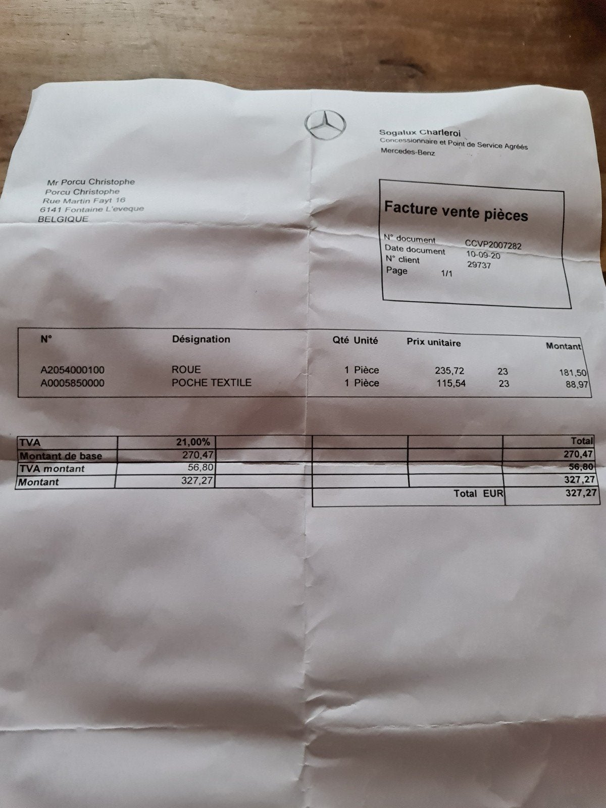 mercedes roue gallet d'origine avec housse, Enlèvement, 17 pouces