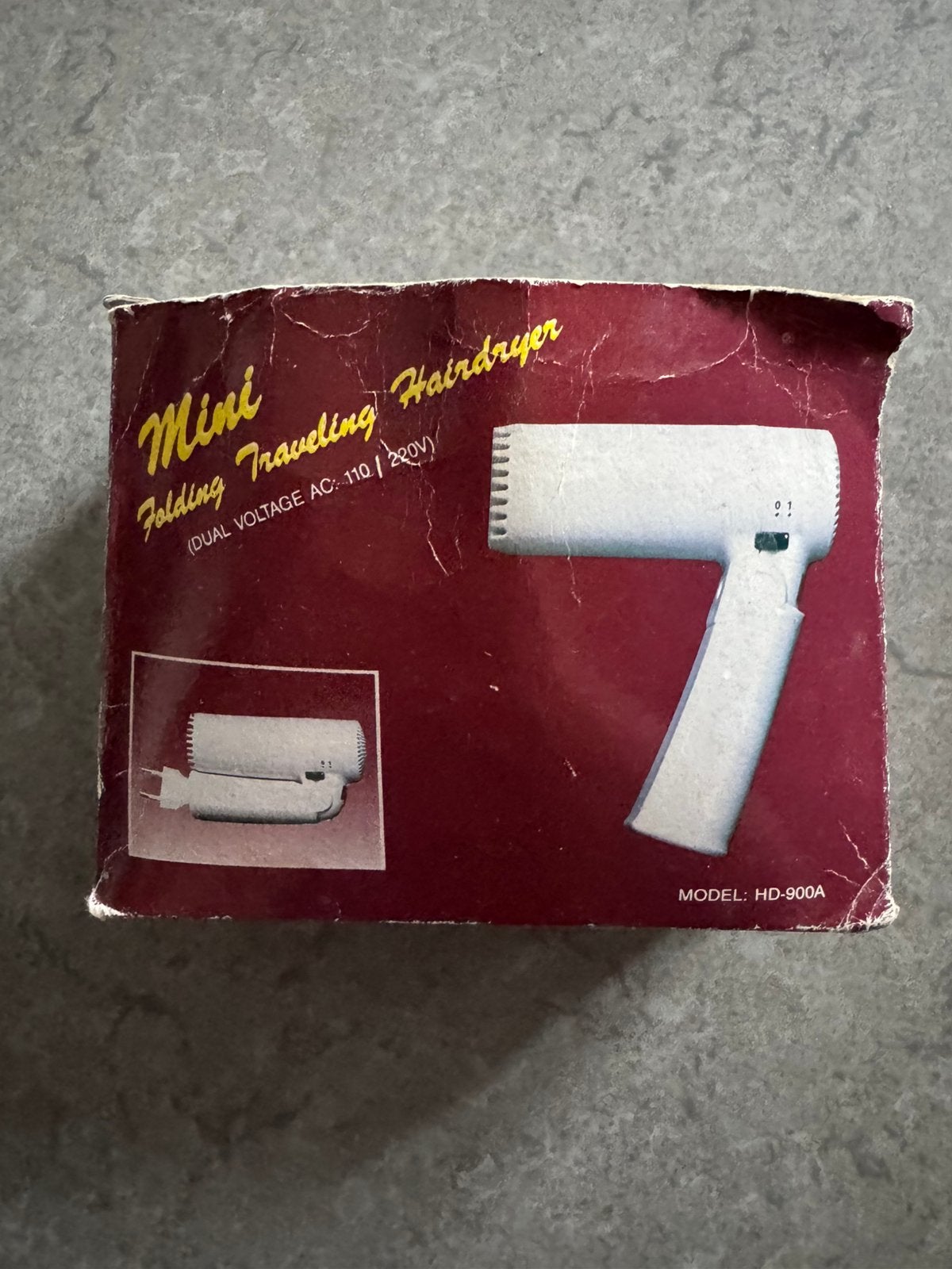 Mini Haardroger, Ophalen of Verzenden, Zo goed als nieuw, Haardroger
