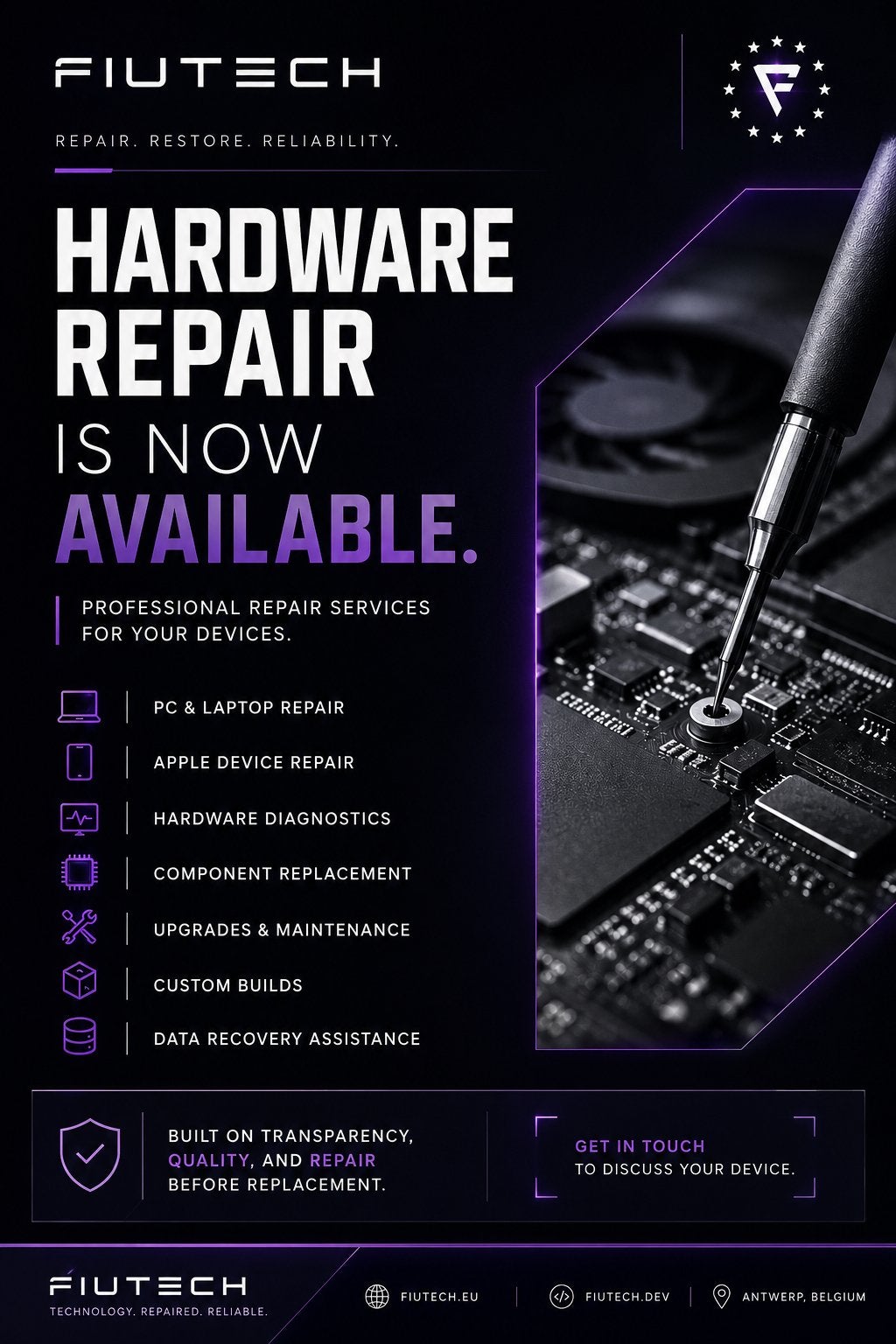 Hardware herstel en -reparatie, Ophalen, Zo goed als nieuw, Hardware