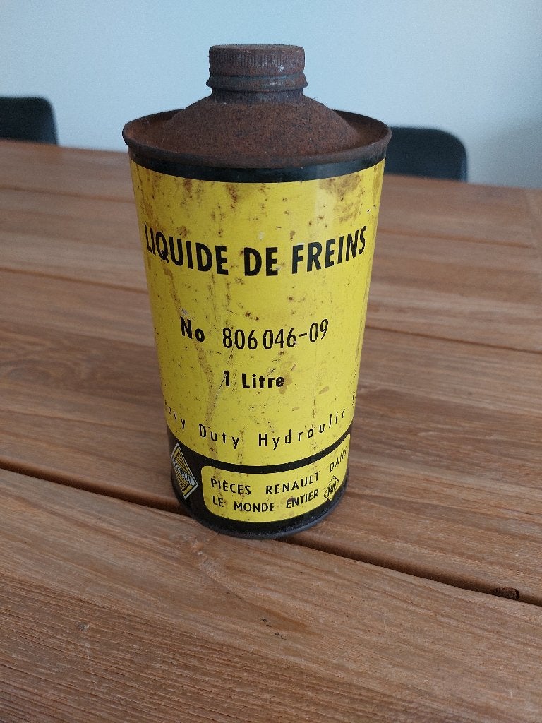Liquide de freins - vintage blik, Verzamelen, Ophalen, Gebruikt, Overige, Overige merken
