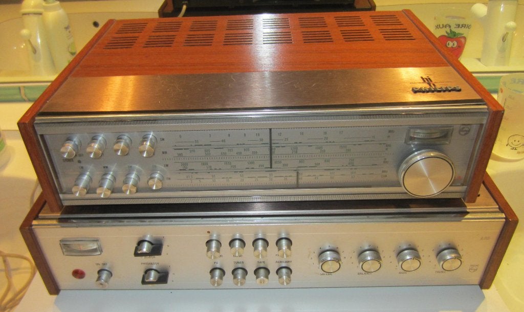 versterker tuner, Enlèvement, Utilisé, Moins de 60 watts, Autres marques