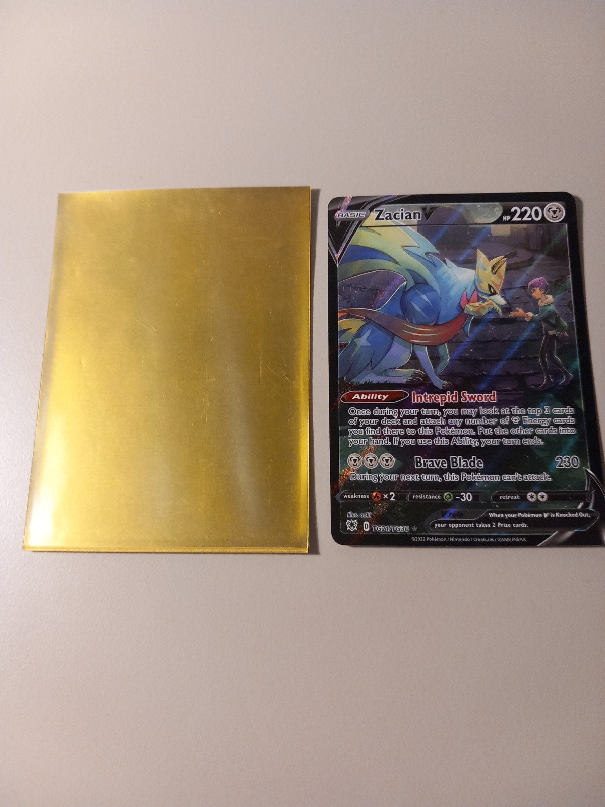 Zacian V, Enlèvement ou Envoi, Neuf, Cartes en vrac, Foil
