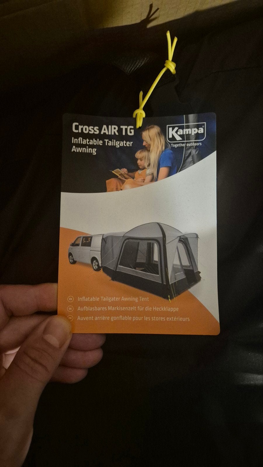 Kampa Cross AIR TG - tente à hayon pour camping-car (neuve), Enlèvement ou Envoi, Neuf