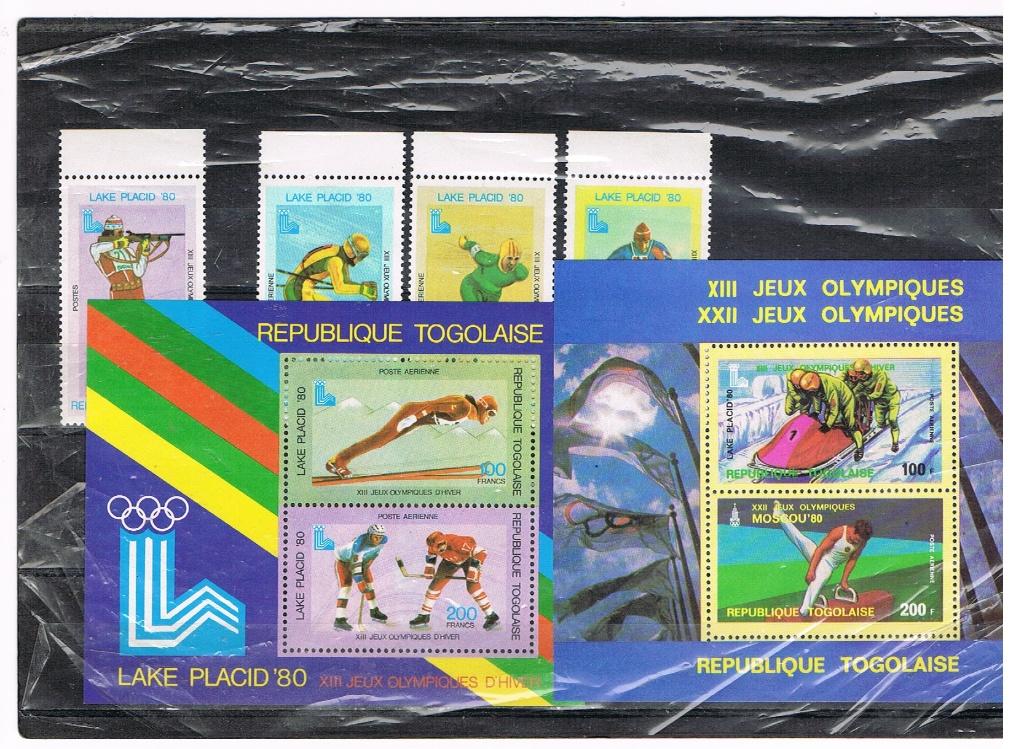 TOGO : O.WS. - REEKS + 2 BLOK POSTFRIS, Timbres & Monnaies, Timbres | Timbres thématiques, Enlèvement ou Envoi, Sport