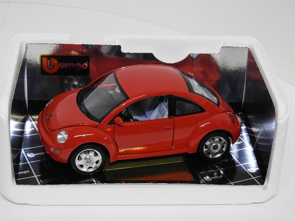 Volkwagen New Beetle 1998, Burago., Ophalen of Verzenden, Nieuw, Burago