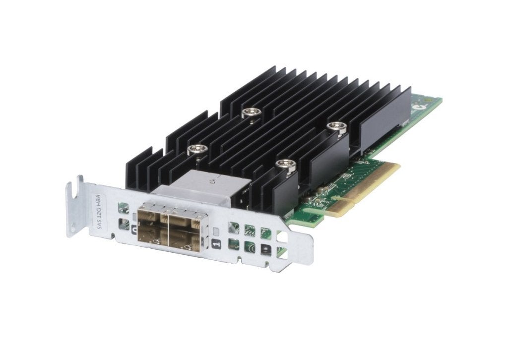 Dell 12Gbps Dual port SAS Host Bus Adapter Low Profile T93GD