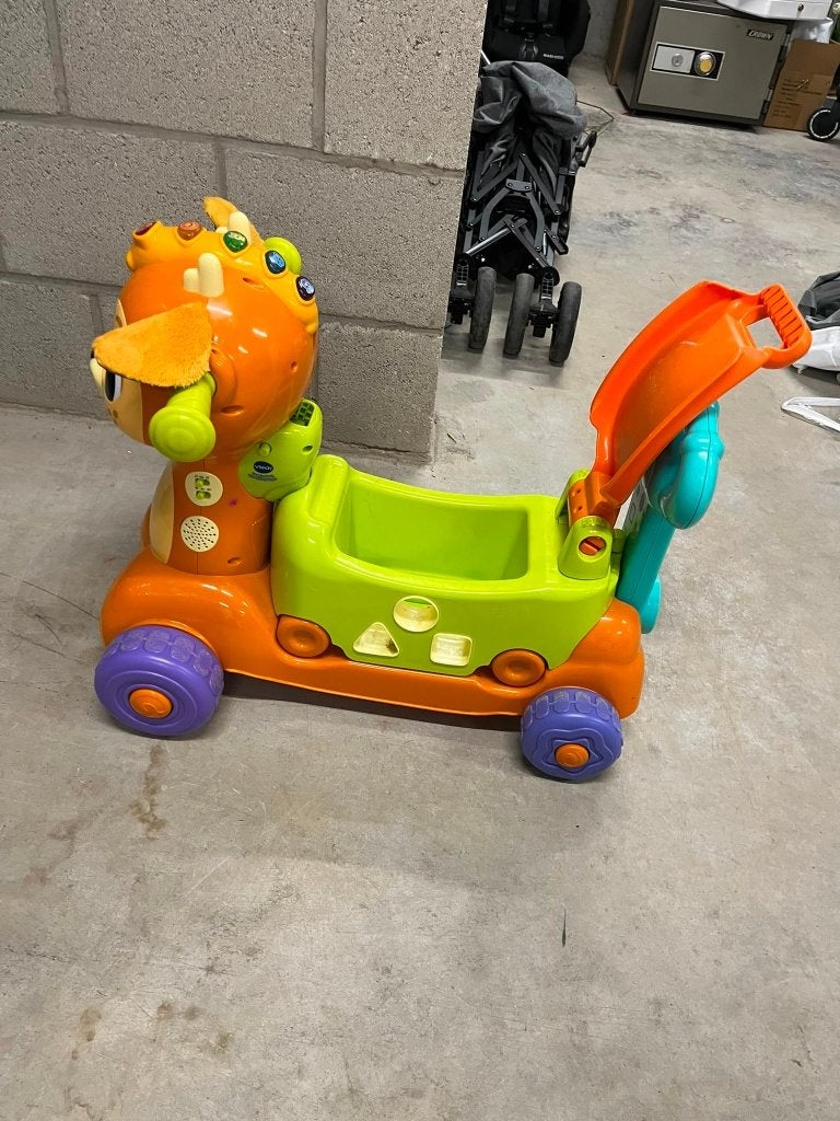 VTech 3-in-1 hertje (loopwagen, loopfiets & ride-on), Ophalen, Zo goed als nieuw