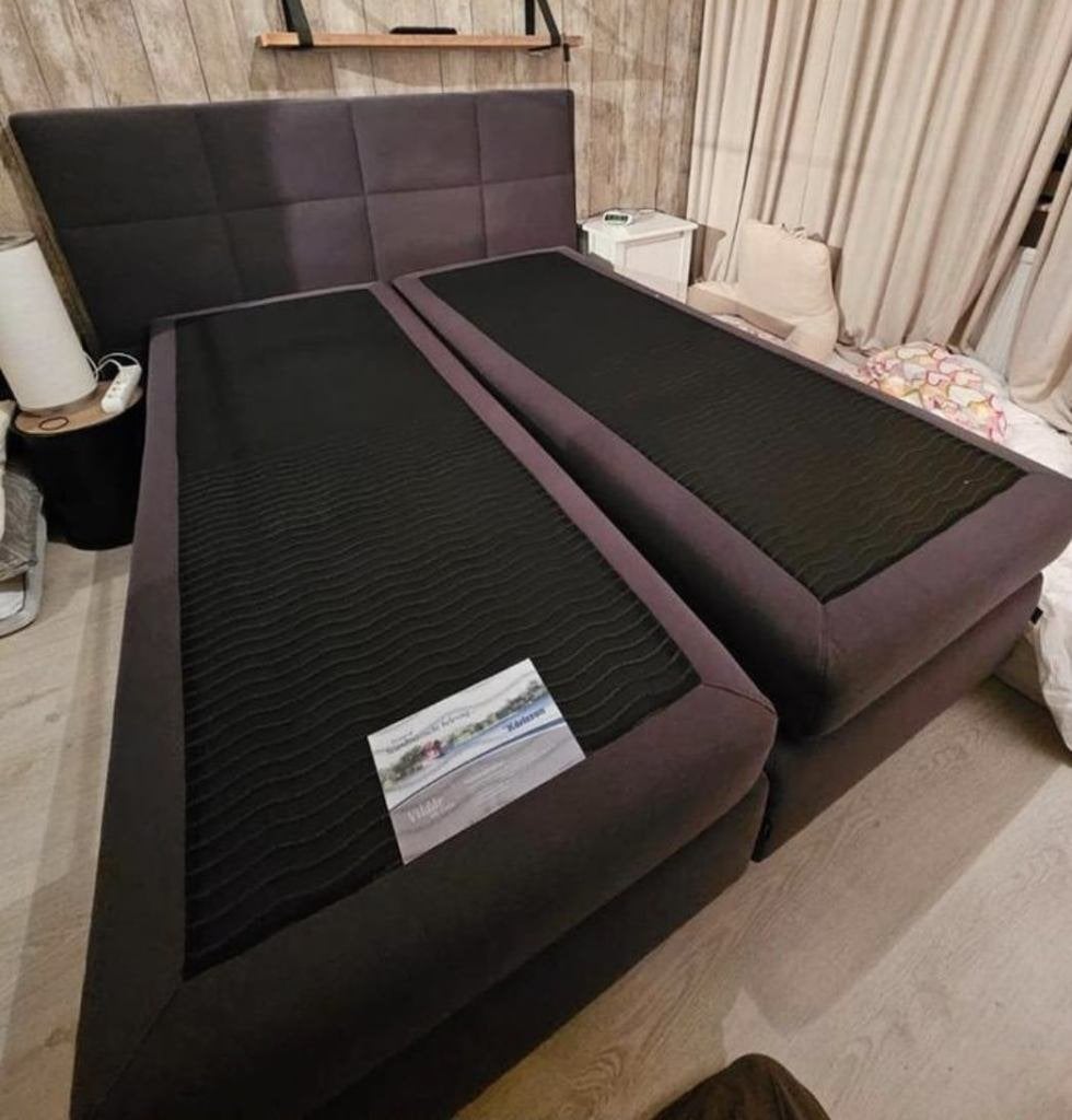 Bezorging is mogelijk 160x200 inzgs complete boxspring bed, Huis en Inrichting, Slaapkamer | Boxsprings, Ophalen of Verzenden
