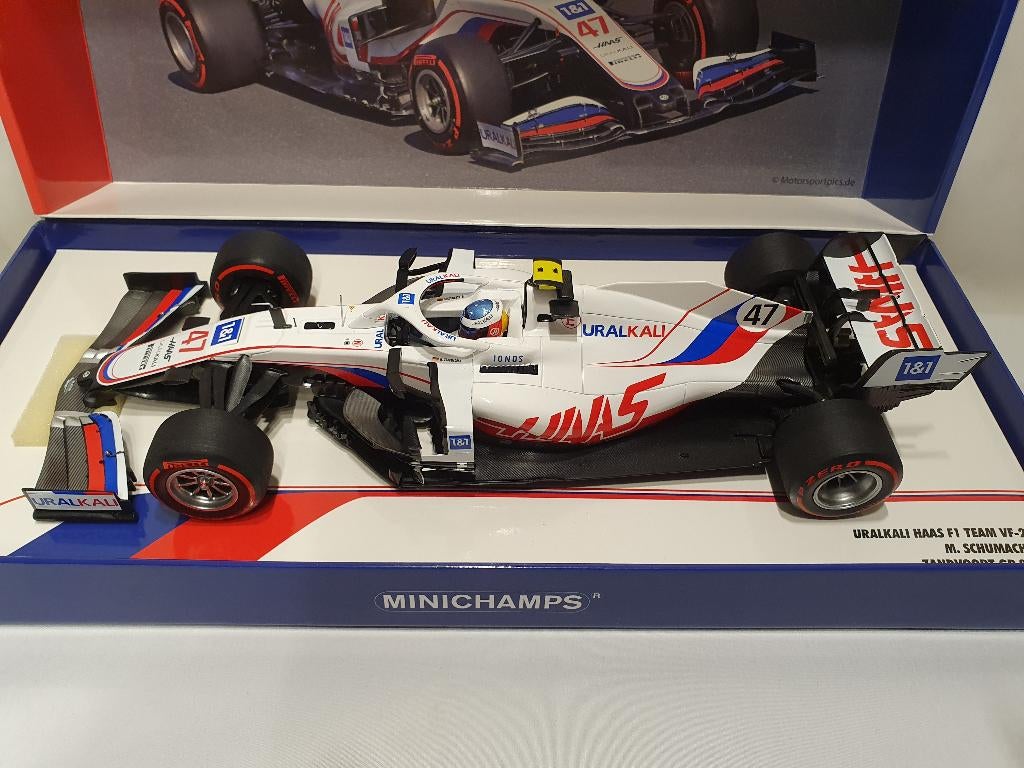 Mick Schumacher Haas F1 Team VF-21 Dutch GP 2021 1:18, Hobby en Vrije tijd, Ophalen of Verzenden, Nieuw, Auto, MiniChamps