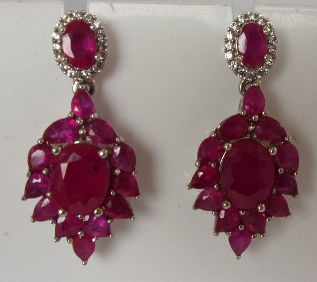 Exclusieve nieuwe oorbellen – Goud / Zilver, Bijoux, Sacs & Beauté, Neuf, Or, Or, Avec pierre précieuse
