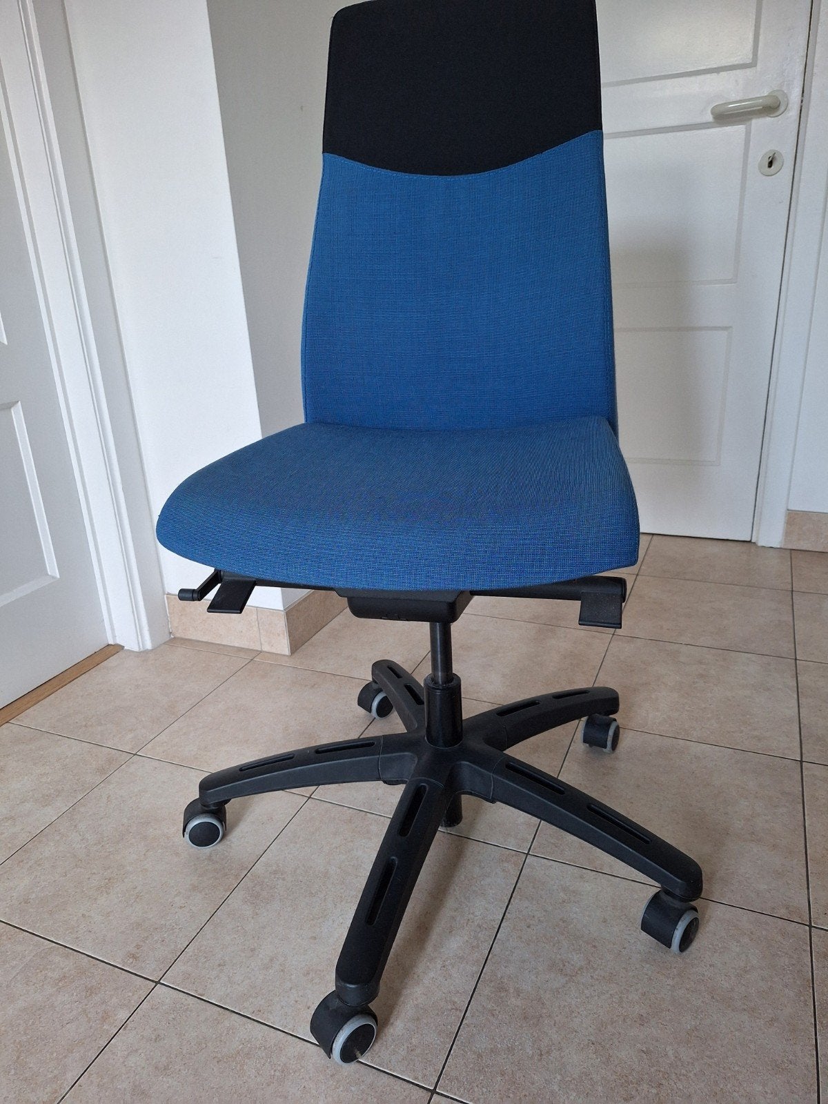 Chaise de bureau Ikea, Maison & Meubles, Enlèvement, Utilisé, Bleu, Chaise de bureau