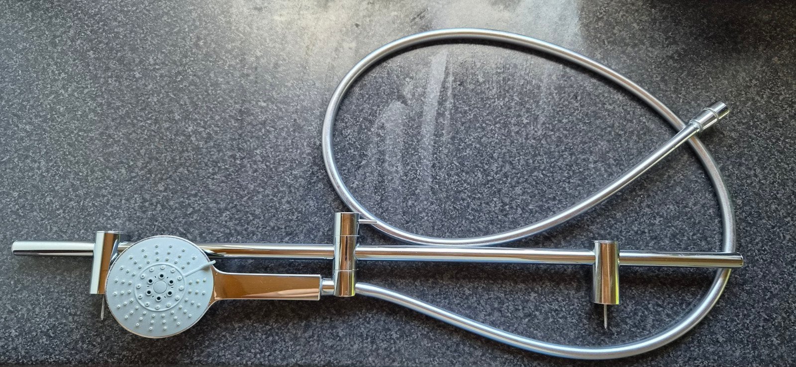 Douchestang, Doe-het-zelf en Bouw, Sanitair, Ophalen, Zo goed als nieuw, Chroom, Douche