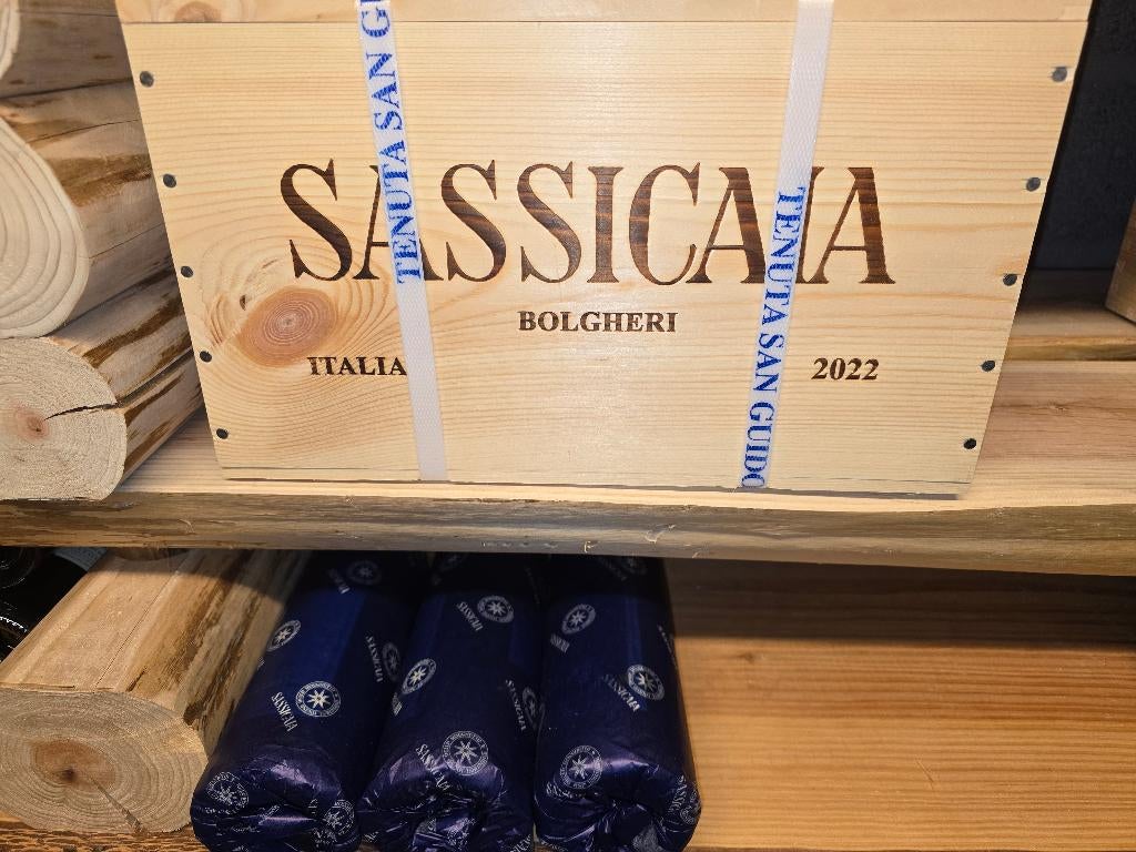 Sassicaia 2022, Enlèvement