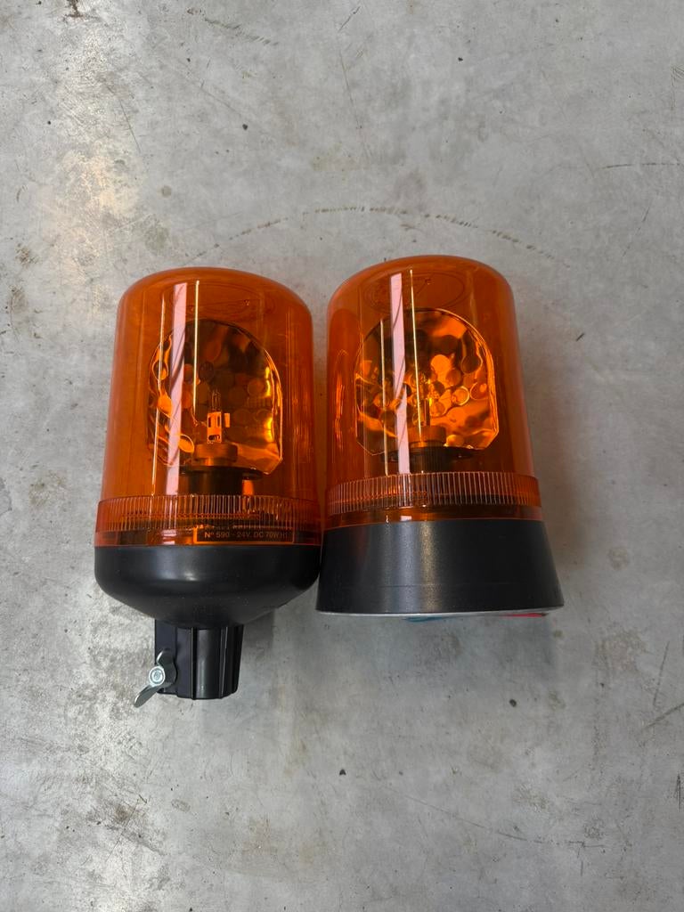 2 grandes balises oranges 24V, AEB 595 et AEB 590, Enlèvement ou Envoi