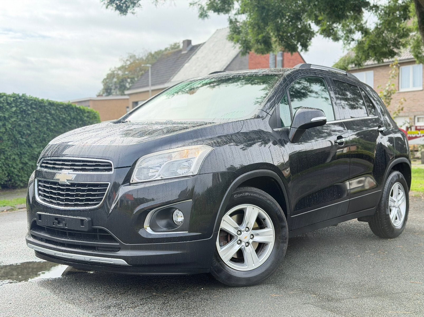 Chevrolet Trax 1.6i benzine 85 kw airco 104,000 km 2014, Euro 5, Monovolume, Zwart, Zwart