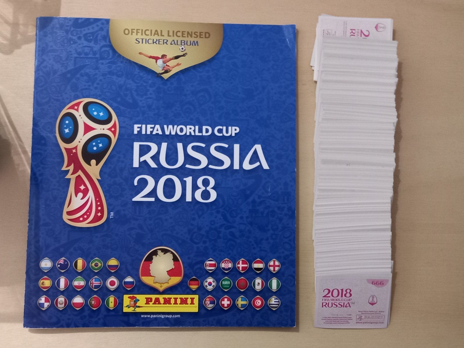 Stickers Panini Coupe du Monde 2018 Russie, Enlèvement ou Envoi, Neuf, Autocollant