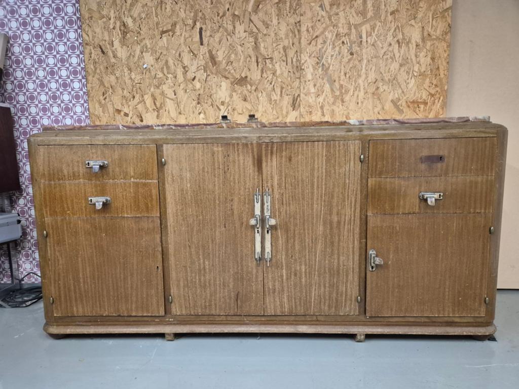 Buffet Art Déco des années 1930 en bon état, Enlèvement