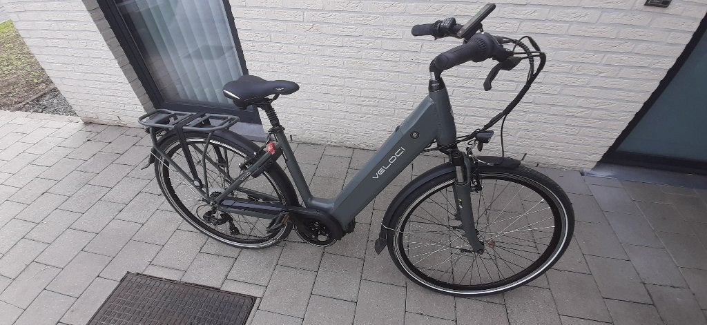 Mooie electr.fiets, 47 à 51 cm, Enlèvement, Comme neuf, 50 km par batterie ou plus