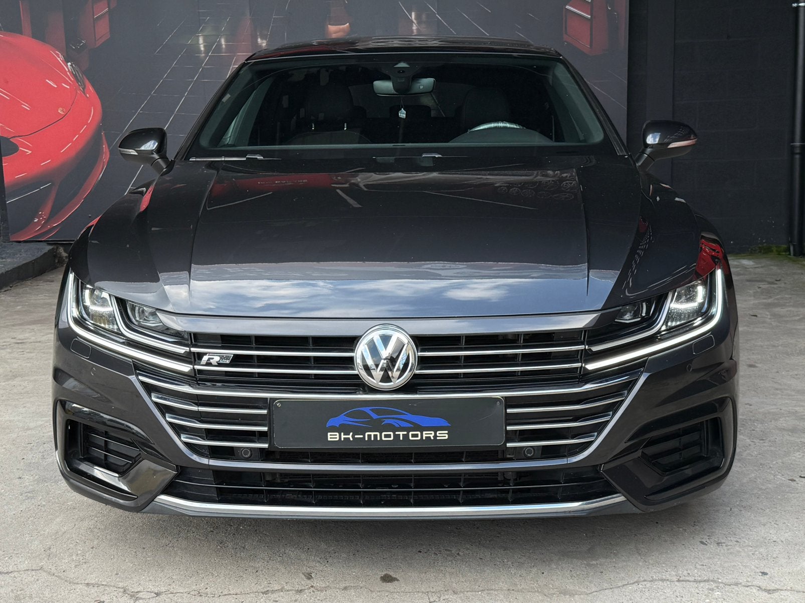 Volkswagen Arteon 2.0 TSI R-line DSG, Autos, Volkswagen, Argent ou Gris, Entreprise, Alcantara, Noir