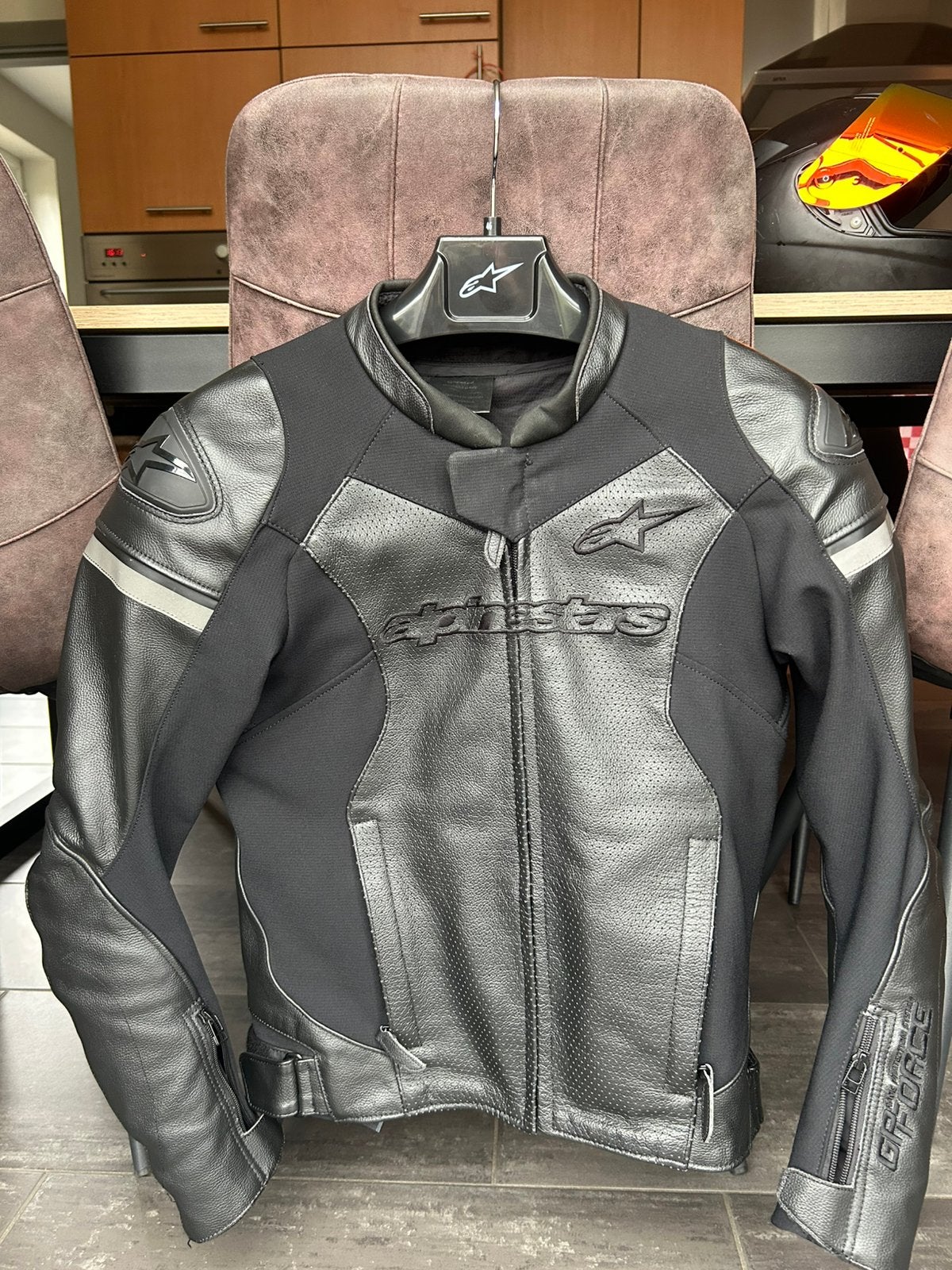 Alpinestars motor jas maat EUR 46, Motoren, Kleding | Motorkleding, Ophalen, Tweedehands, Heren, Jas | leer