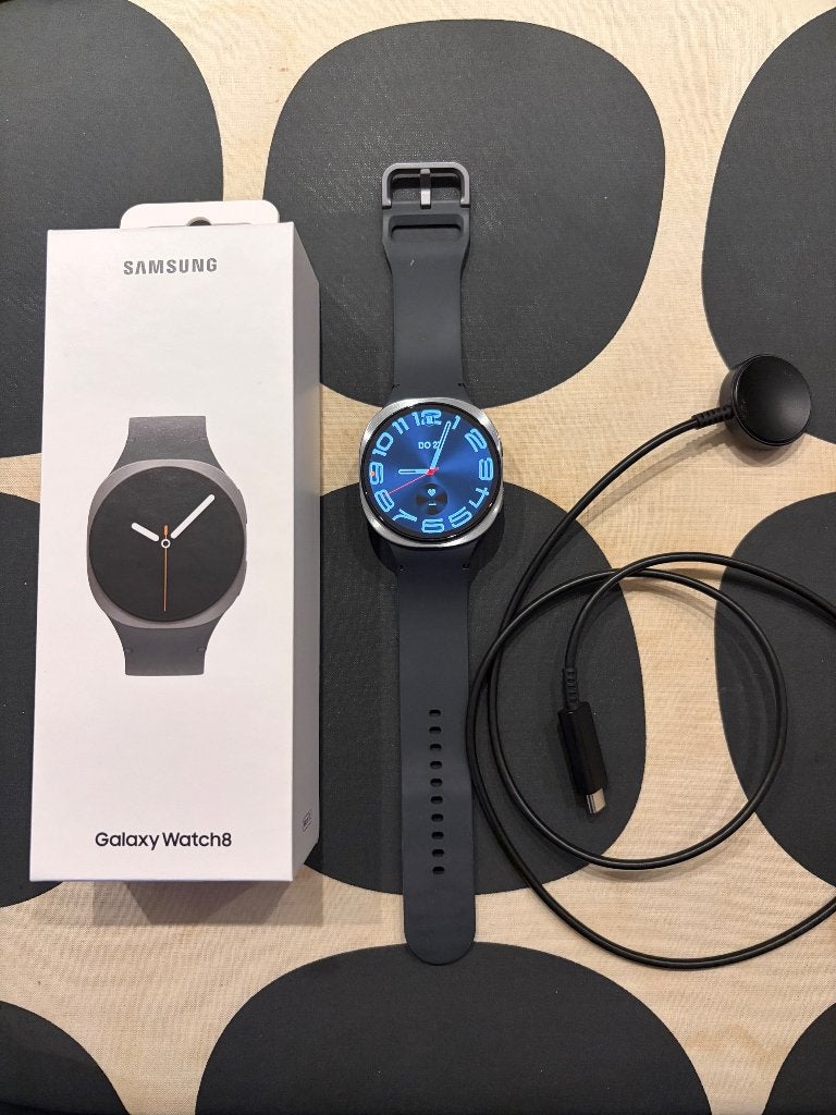 Samsung Watch 8, Ophalen, Zo goed als nieuw, Zwart