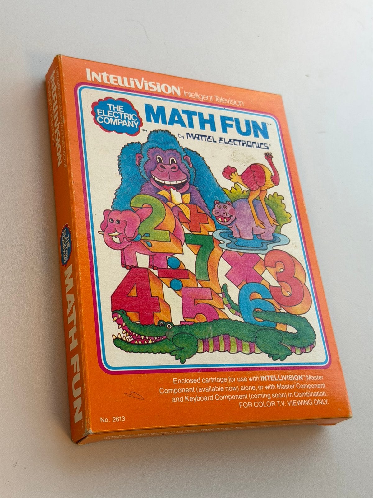 Electric Company Intellivision Math Fun game CIB Mattel 1979, 1 speler, Ophalen of Verzenden, Zo goed als nieuw, Platform
