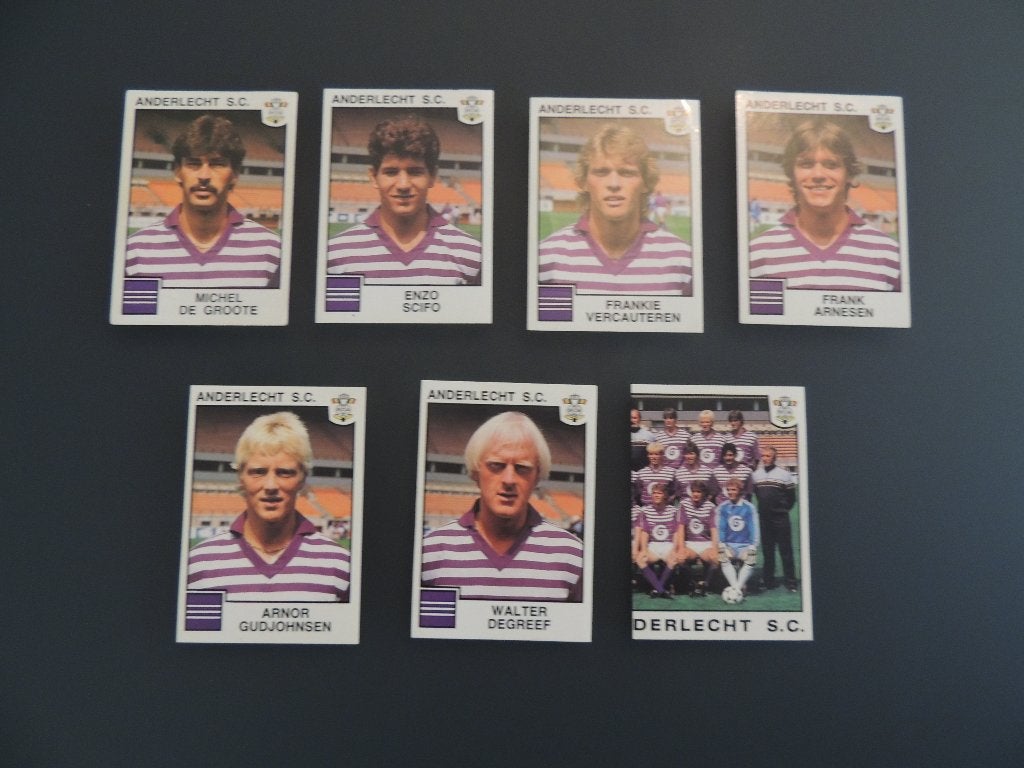 Panini FB 85 Anderlecht, Verzamelen, Ophalen of Verzenden, Zo goed als nieuw