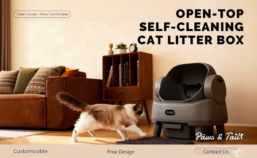 NIEUWE Automatische Kattenbak + GRATIS Mat, Dieren en Toebehoren, Ophalen, Zelfreinigend, Nieuw, Open